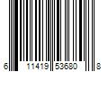 Barcode Image for UPC code 611419536808