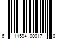 Barcode Image for UPC code 611594000170