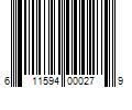 Barcode Image for UPC code 611594000279