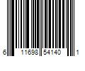 Barcode Image for UPC code 611698541401