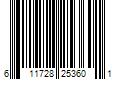 Barcode Image for UPC code 611728253601