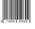 Barcode Image for UPC code 6118000040309