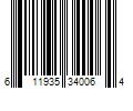 Barcode Image for UPC code 611935340064