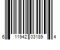 Barcode Image for UPC code 611942031894