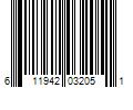 Barcode Image for UPC code 611942032051