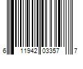 Barcode Image for UPC code 611942033577