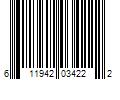 Barcode Image for UPC code 611942034222