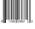Barcode Image for UPC code 611942036813. Product Name: Charlotte Pipe 1-1/2 in. DWV PVC P-Trap with Union and Plastic Nut
