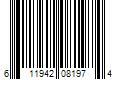 Barcode Image for UPC code 611942081974. Product Name: Charlotte Pipe 1-1/4-in Schedule 40 PVC Cross Tee | PVC 02410 1000