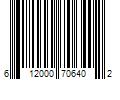 Barcode Image for UPC code 612000706402