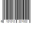 Barcode Image for UPC code 6121212221022