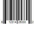 Barcode Image for UPC code 612314253302