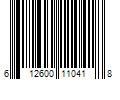 Barcode Image for UPC code 612600110418