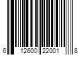 Barcode Image for UPC code 612600220018