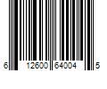 Barcode Image for UPC code 612600640045