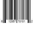 Barcode Image for UPC code 612857781812