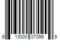 Barcode Image for UPC code 613000070999