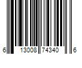 Barcode Image for UPC code 613008743406