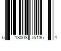 Barcode Image for UPC code 613008751364