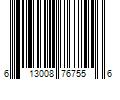 Barcode Image for UPC code 613008767556