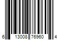 Barcode Image for UPC code 613008769604