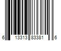 Barcode Image for UPC code 613313833816