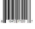 Barcode Image for UPC code 613472172207