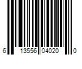 Barcode Image for UPC code 613556040200