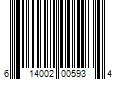 Barcode Image for UPC code 614002005934