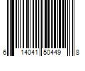 Barcode Image for UPC code 614041504498