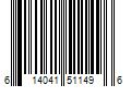 Barcode Image for UPC code 614041511496