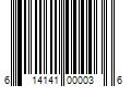 Barcode Image for UPC code 614141000036