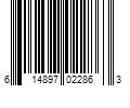 Barcode Image for UPC code 614897022863