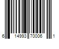 Barcode Image for UPC code 614993700061