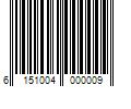 Barcode Image for UPC code 6151004000009