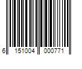 Barcode Image for UPC code 6151004000771