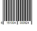 Barcode Image for UPC code 6151004000924