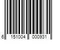 Barcode Image for UPC code 6151004000931