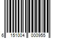 Barcode Image for UPC code 6151004000955