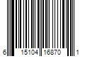 Barcode Image for UPC code 615104168701