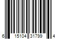 Barcode Image for UPC code 615104317994