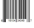 Barcode Image for UPC code 615104340497