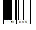 Barcode Image for UPC code 6151100023636