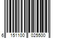 Barcode Image for UPC code 6151100025500