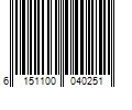 Barcode Image for UPC code 6151100040251