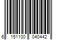 Barcode Image for UPC code 6151100040442