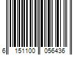 Barcode Image for UPC code 6151100056436