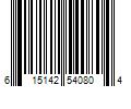 Barcode Image for UPC code 615142540804