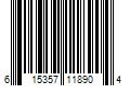 Barcode Image for UPC code 615357118904