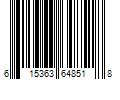 Barcode Image for UPC code 615363648518